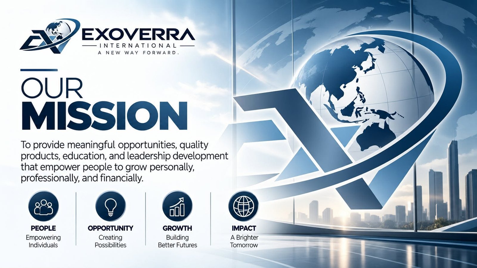 EXOVERRA Our Mission