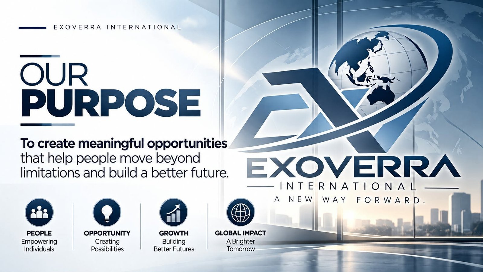 EXOVERRA Our Purpose